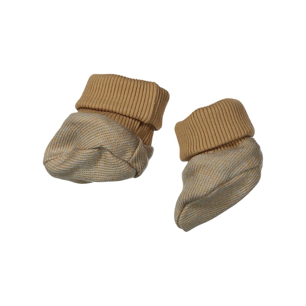 Slofjes Billie - Biologisch katoen - Knitted combo blue - Riffle Amsterdam