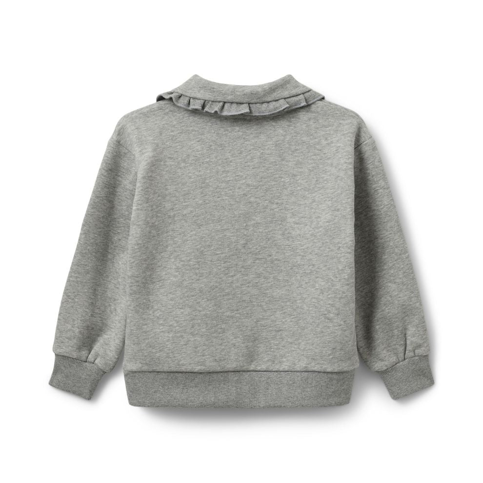 Sweater ElisSK - Katoen - Grijs - Sofie Schnoor achterkant