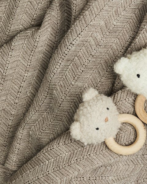 SmallStuff - Rattle merino wool bouclé - Merino wool mix