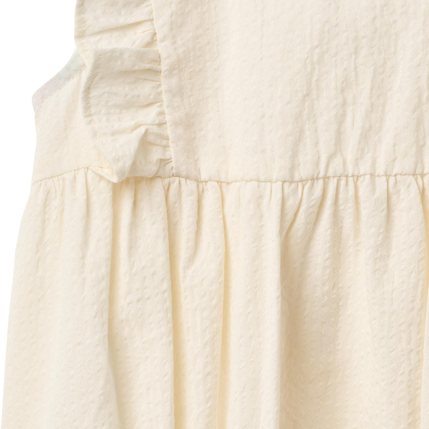 Romper Emmaline - Biologisch katoen - Ivory/Creme - Wheat close up