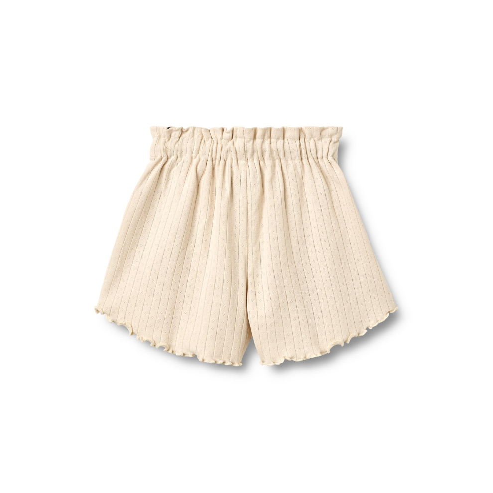 Korte broek - Shorts Ina - Biologisch katoen - Almond peach - Wheat achter