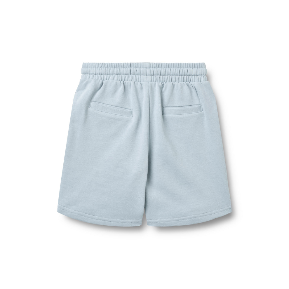 Korte broek - Sweat Shorts Elmo - Biologisch katoen - Summer sky/Blauw - Wheat achter