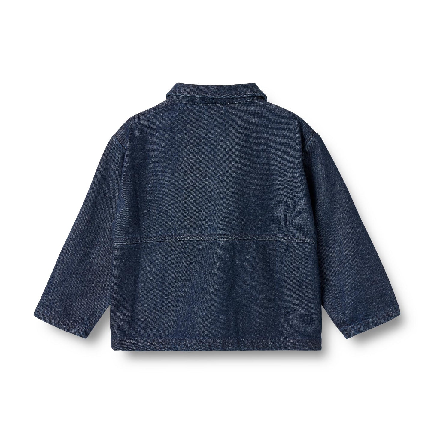 Spijkerjasje - Denim Overshirt Sola - Biologisch katoen - Wheat achterkant