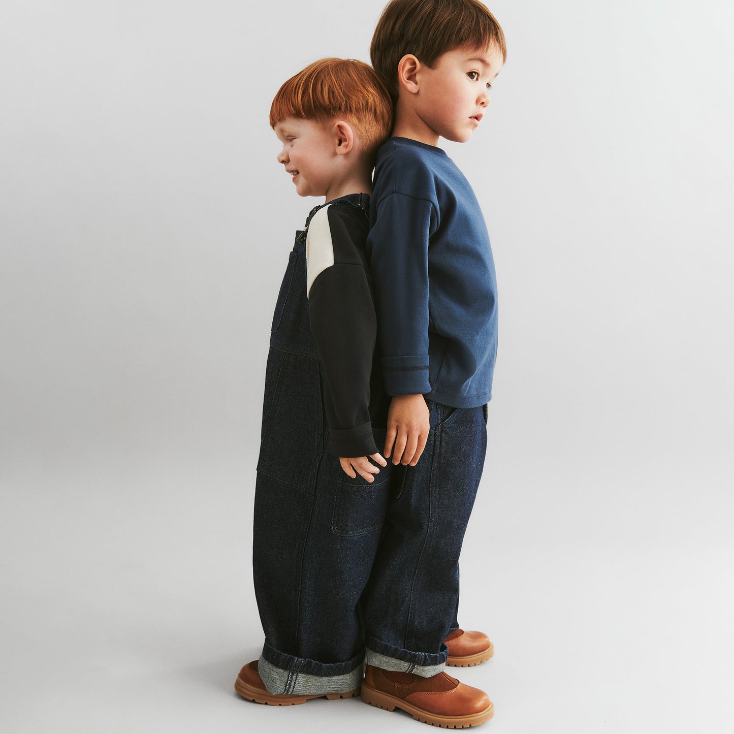 Tuinbroek denim Marley - Biologisch katoen - Dark blue/donkerblauw - Wheat lifestyle