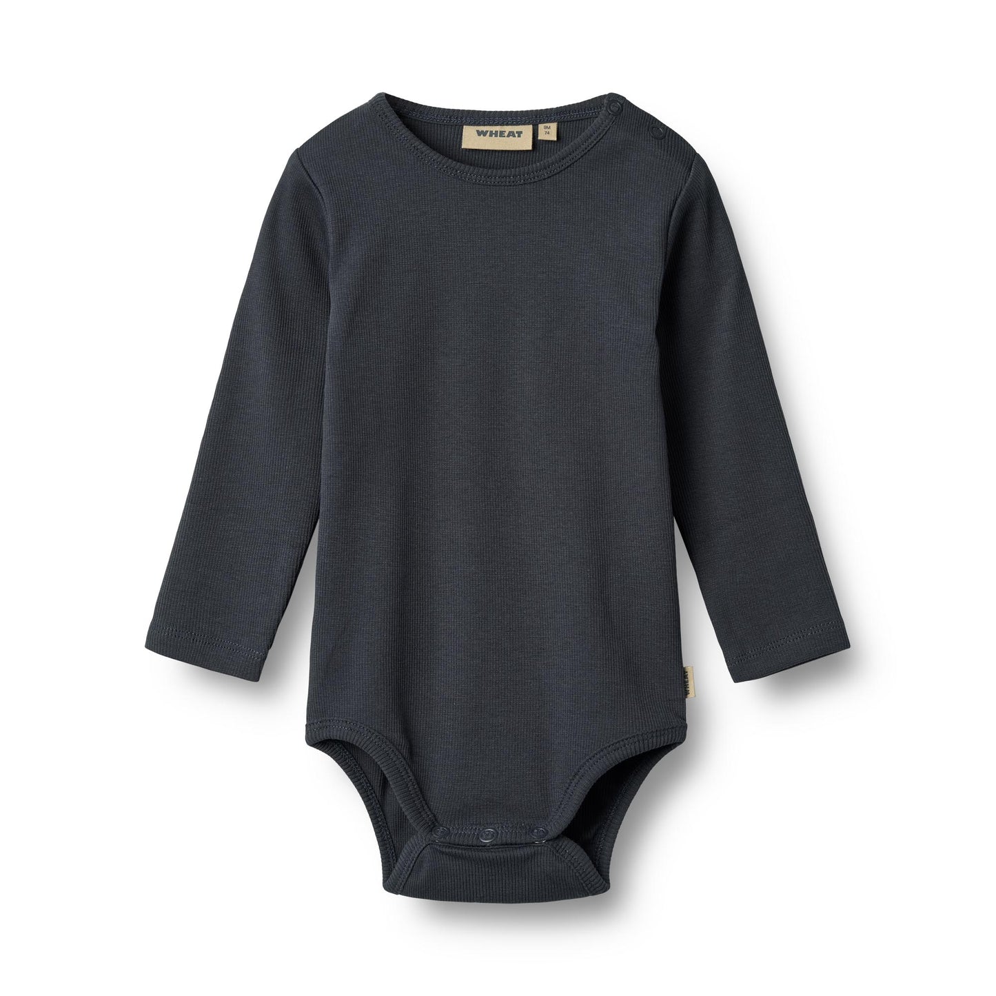 Romper lange mouwen Spencer - Biologisch katoen - Navy - Wheat voorkant