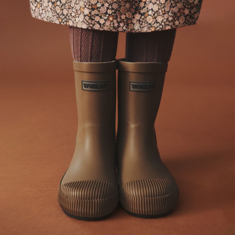 Thermo regenlaarsjes - Natuurlijk rubber - Dry wood - Wheat kind