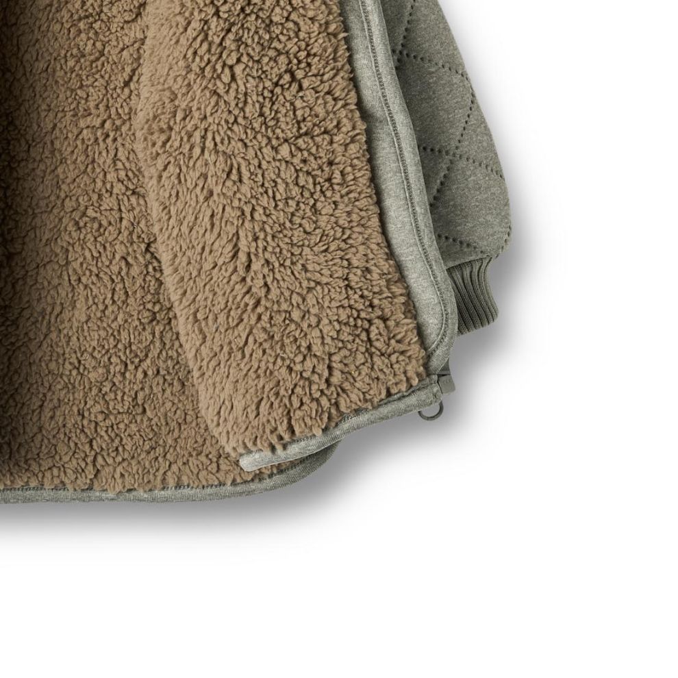 Thermo jas Benni - Teddy - Thunder melange - Wheat voering