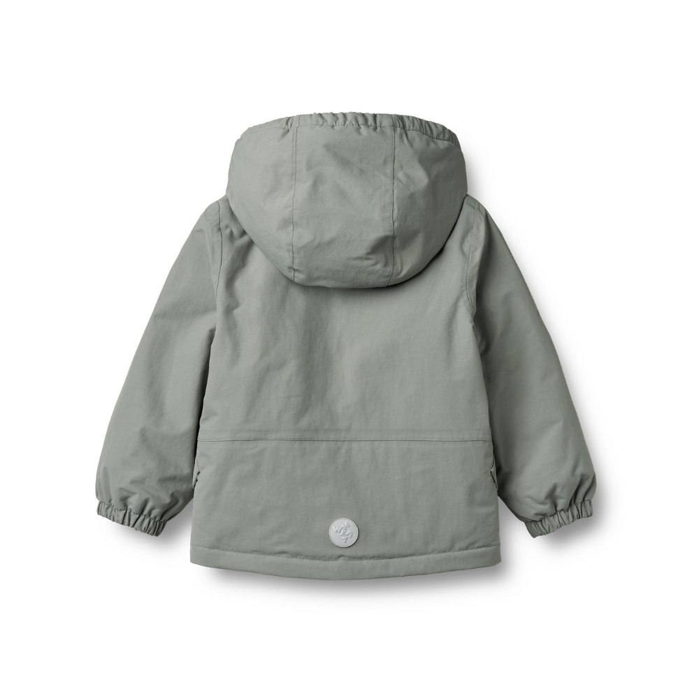 Winterjas Emil - Waterdicht - Thunder sky - Wheat achterkant