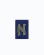 Gebreide letter vlaggetjes N-Z - Knitted Letters - Blauwe tinten - SmallStuff - productfoto