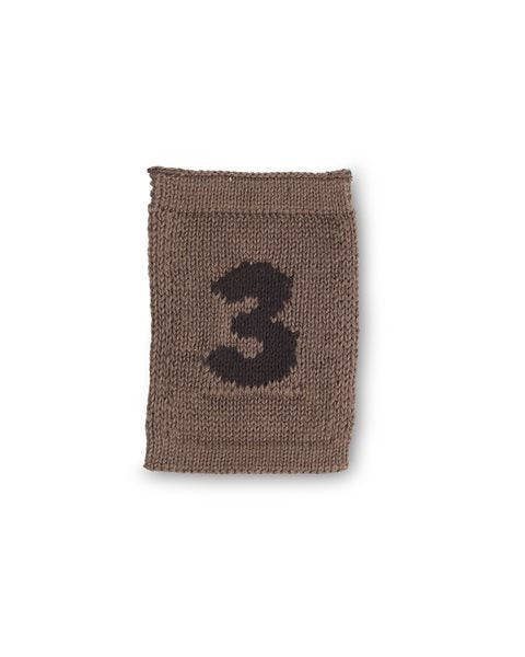 Gebreide nummer vlaggetjes - Knitted Numbers - Natuur tinten - SmallStuff - productfoto - afbeelding 3