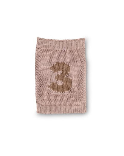Gebreide nummer vlaggetjes - Knitted Numbers - Roze tinten - SmallStuff