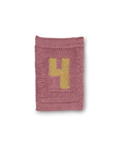 Gebreide nummer vlaggetjes - Knitted Numbers - Roze tinten - SmallStuff