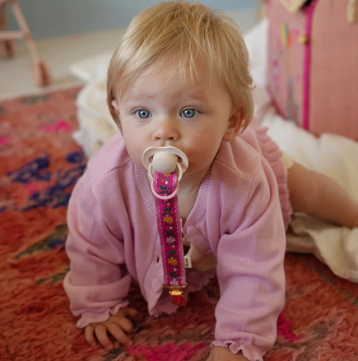 Speenkoord Ibiza - Handgemaakt - Baby Bloom Clips