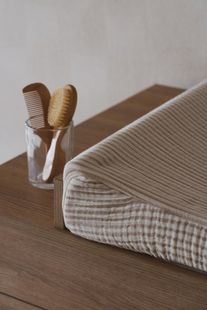 Muslin Waskussenhoes - 70x50cm - Natural Collection - Quax