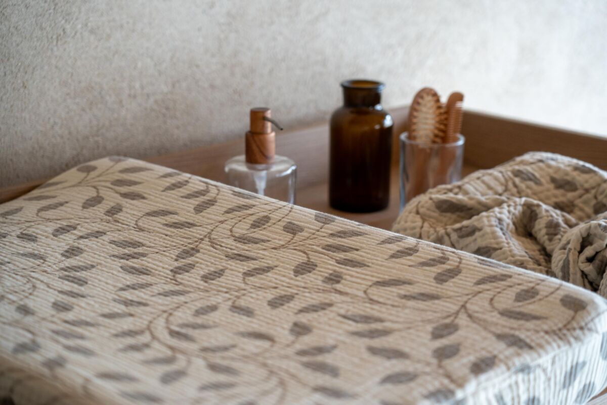 Muslin Waskussenhoes - 70x50cm - Natural Collection - Quax