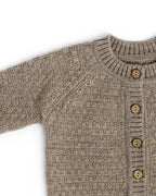 Gebreid boxpakje - Merino wol - Square knit - Bruin - Smallstiff - SmallStuff - verpakking
