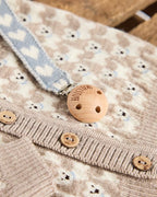 Strickjacke Hündchen - Nature Melange Dogs – 100% Merinowolle - SmallStuff