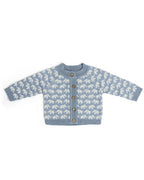 Vestje Olifantjes - Merino wol - Blauw - Smallstuff - productfoto