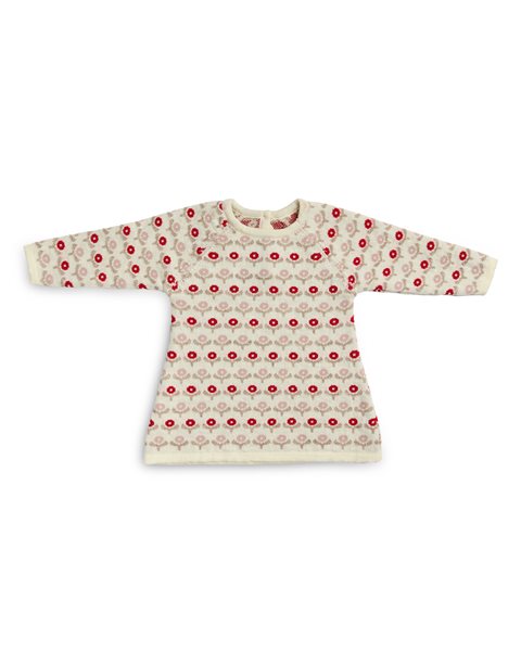 Strickkleid Blumen - Flower Garden – 100 % Merinowolle - SmallStuff