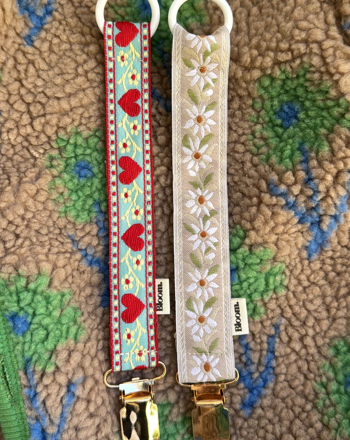 Speenkoord New York - Handgemaakt - Baby Bloom Clips