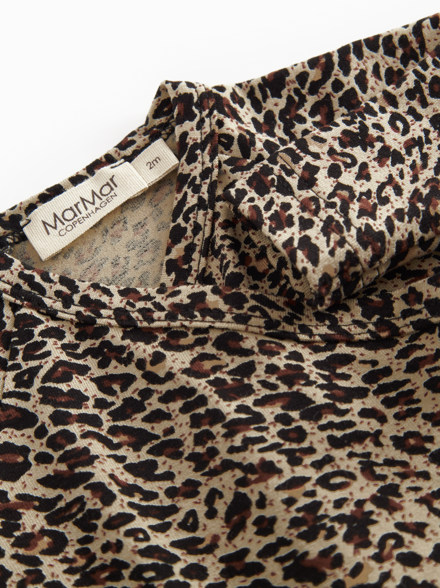 Overslag romper - Leo Belita Romper - Biologisch katoen en modal - Panterprint - MarMar Copenhagen