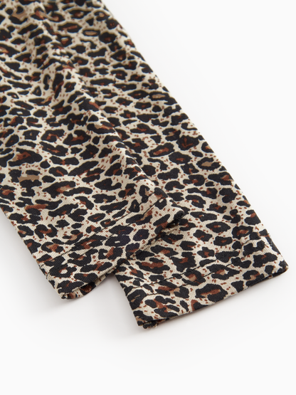 Baby Broekje - Leo Piva Modal - Biologisch katoen en modal - Panterprint - MarMar Copenhagen