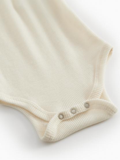 Romper hemd - Bini Wool Rib - Merinowol - - MarMar Copenhagen