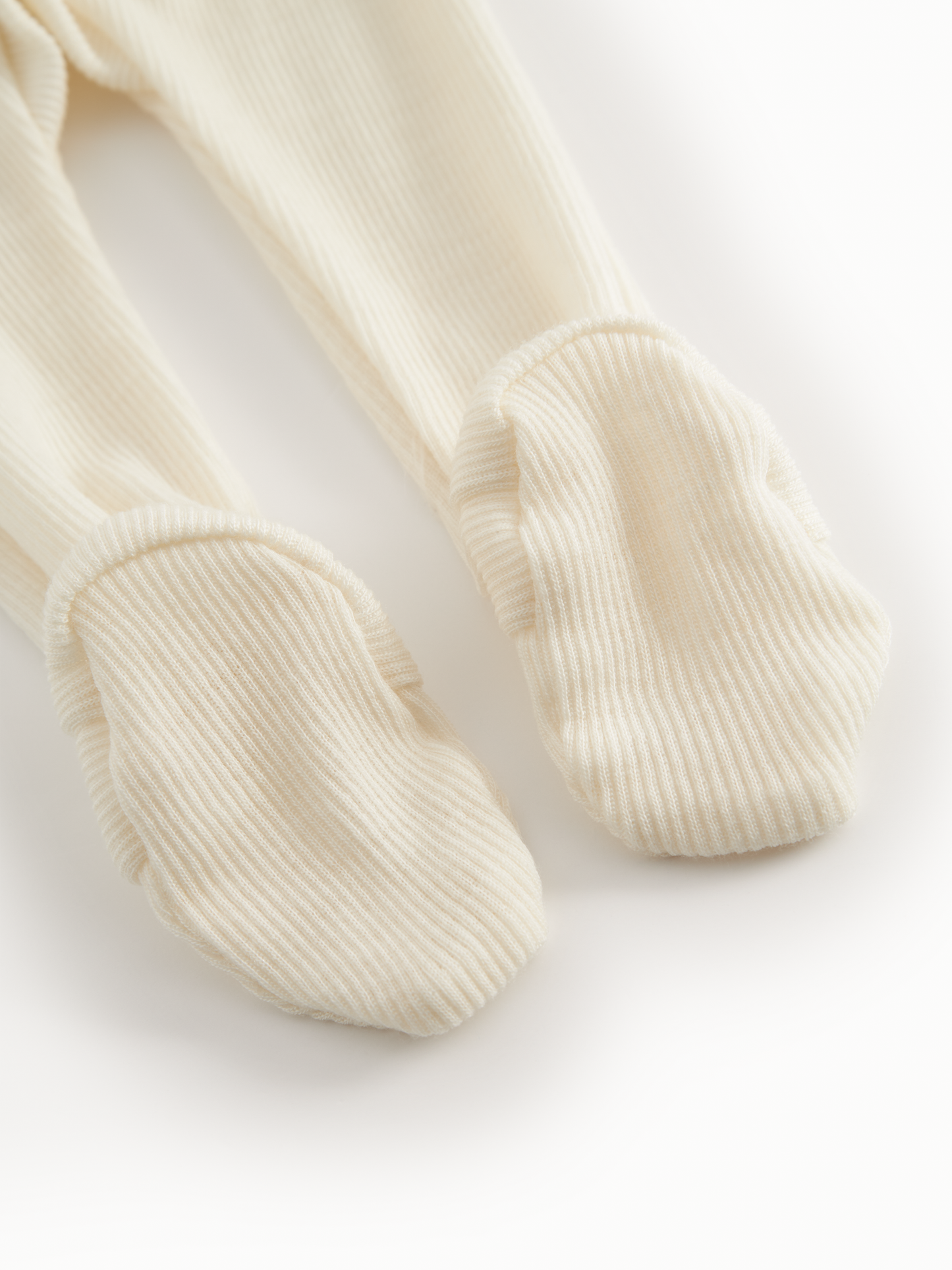 Broekje met voetjes - Pixa Wool Rib - Merinowol- MarMar Copenhagen