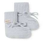 Cashmere slofjes – Abooties – Light Blue Melange – 100% cashmere – MarMar Copenhagen