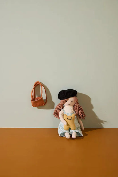 Zachte meisjes pop - Doll Ingrid - Katoen - Kid's Concept