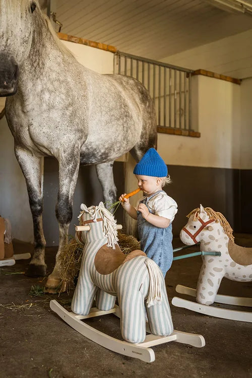 Hobbelpaard Dotty Aiden - Rocking Horse - Beige/Wit - Kid's Concept - productfoto - afbeelding 5