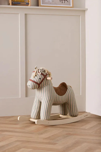 Hobbelpaard Sam Aiden - Rocking Horse - Groen/Wit - Kid's Concept