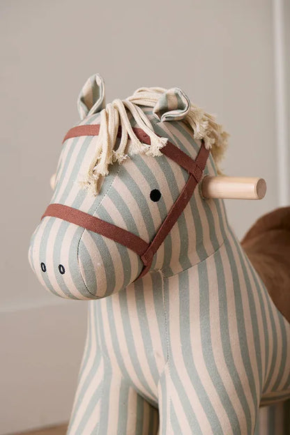 Hobbelpaard Sam Aiden - Rocking Horse - Groen/Wit - Kid's Concept
