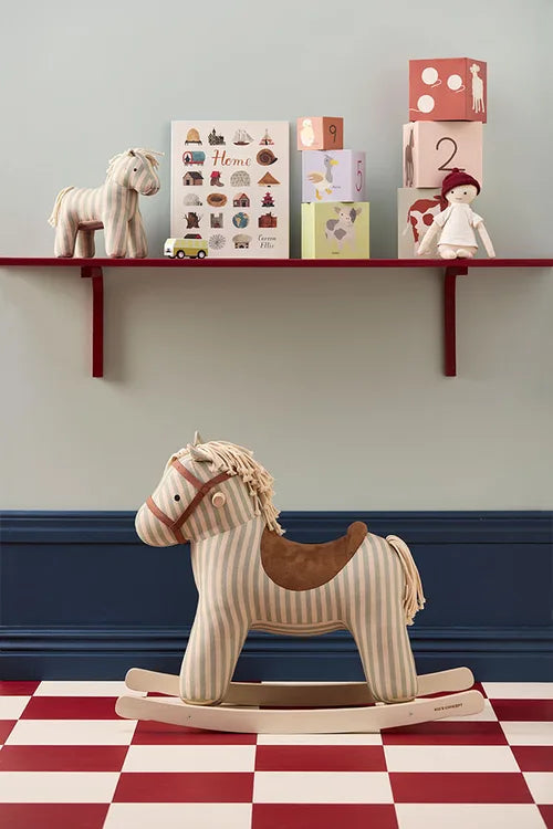 Hobbelpaard Sam Aiden - Rocking Horse - Groen/Wit - Kid's Concept