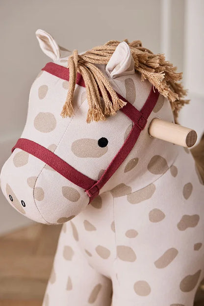 Hobbelpaard Dotty Aiden - Rocking Horse - Beige/Wit - Kid's Concept