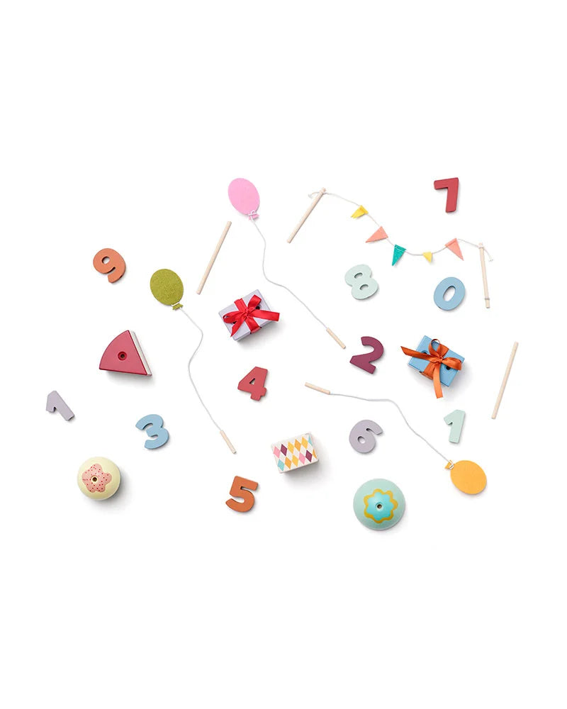 Verjaardagstafeldecoratie met cijfers - FSC-gecertificeerd hout - Kid's Concept