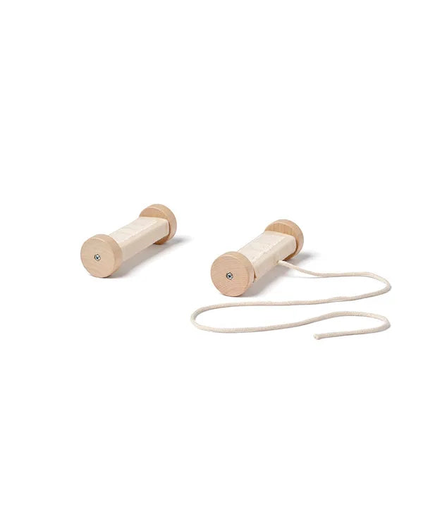 Trekpaardje Vera Aiden - 2 in 1 - Pull Along - Bruin - Kid's Concept - productfoto - afbeelding 3