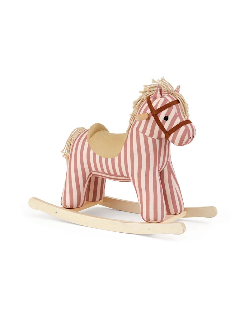 Hobbelpaard Mila - Clay Pink Stripe - FSC-gecertificeerd hout - Kid's Concept - productfoto - afbeelding 8