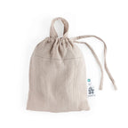 Mousseline beddengoed baby - Dekbedovertrek - 100x70 & 40x45 - Seabreeze beige - HUSKS - productfoto - afbeelding 4