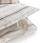 Dekbedovertrek - Percale Junior Bed linen (DK size) - 100x140cm & 40x45cm - Cream Stripe - HUSKS - productfoto - afbeelding 4