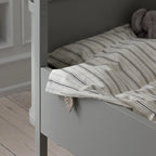Dekbedovertrek - Percale Junior Bed linen (DK size) - 100x140cm & 40x45cm - Cream Stripe - HUSKS - bovenkant - afbeelding 5