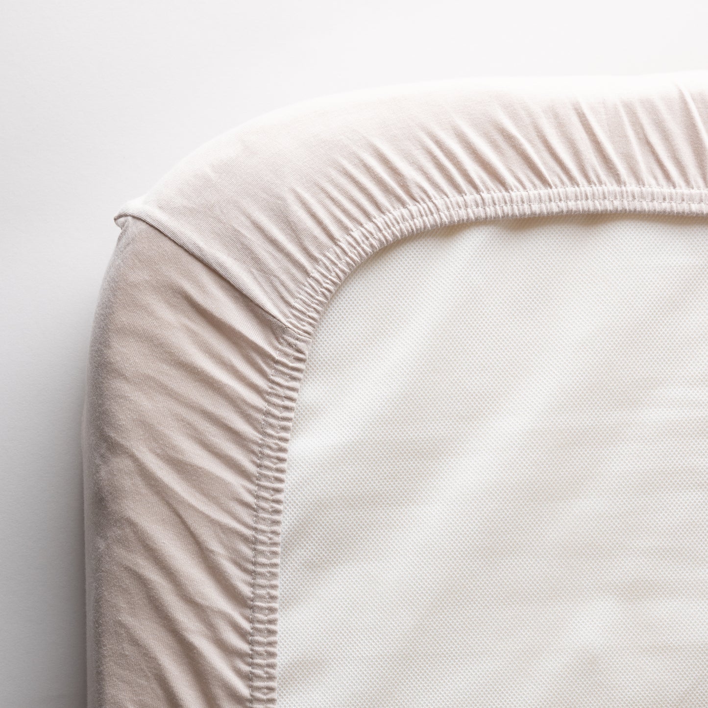Hoeslaken Sebrabed - Jersey sheet baby - Seabreeze beige - Biologisch katoen - Sebra