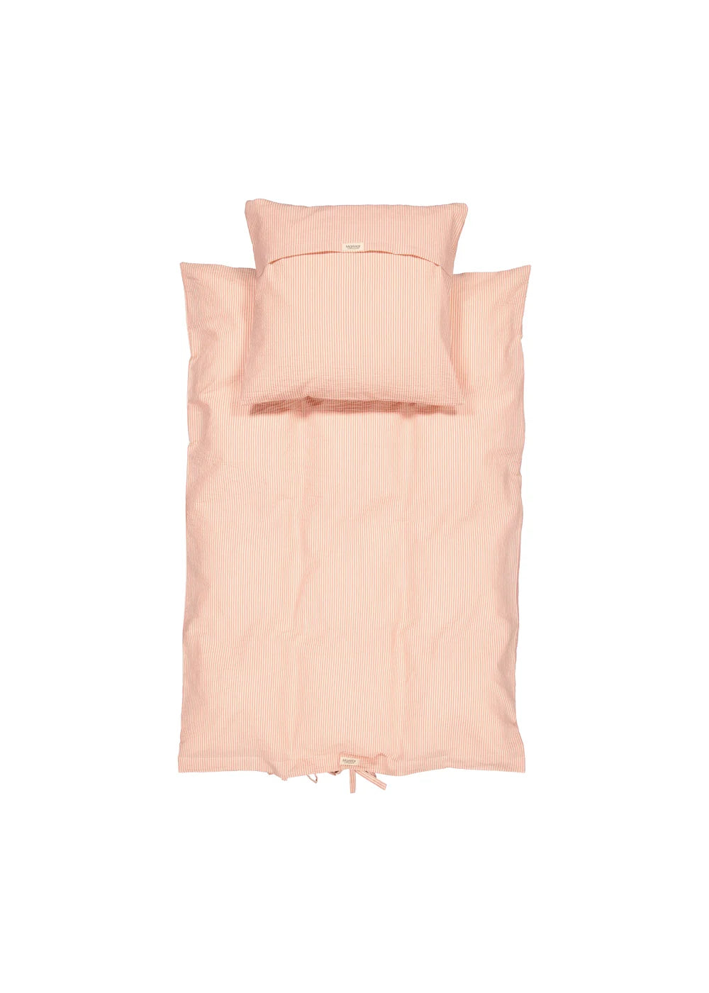 Bed Linen Junior – Soft Cheek Stripe – Coton biologique – Housse de couette junior à rayures tissées – 100 × 140 cm – MarMar Copenhagen