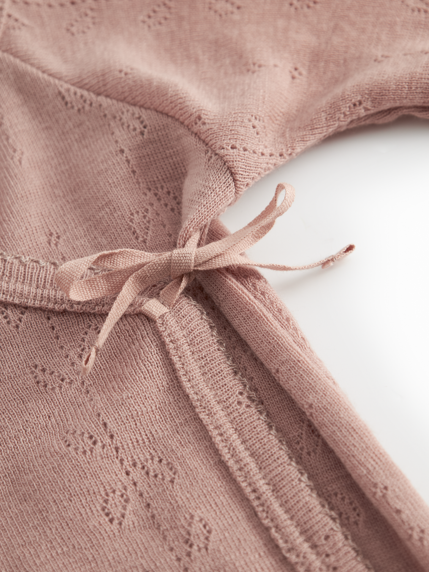 MarMar Copenhagen - Belita Wool Pointelle Romper - 100% merino wol - Burnt rose