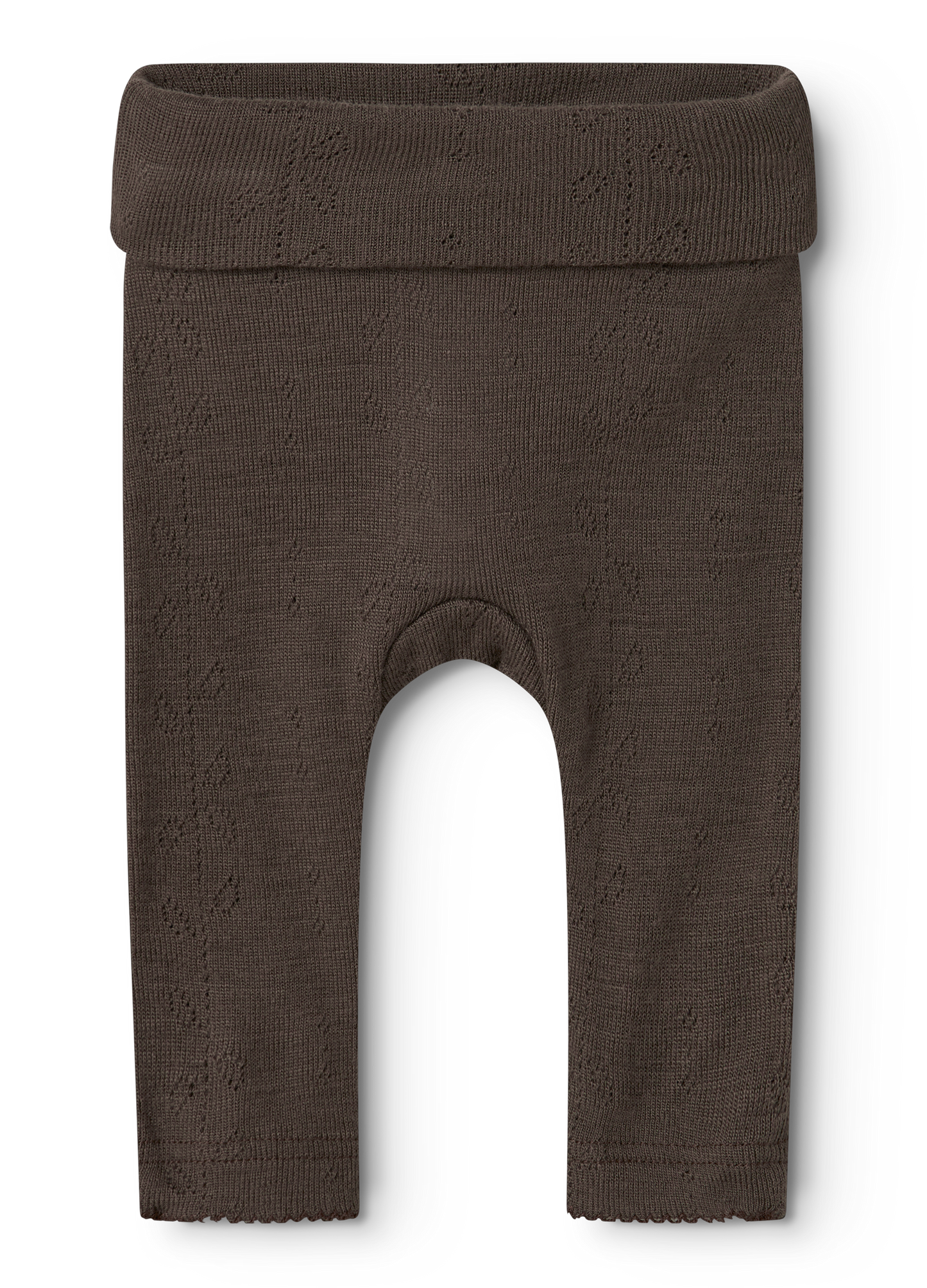 MarMar Copenhagen - Piva Wool Pointelle Pants - Broekje - 100% merino wol - Terre