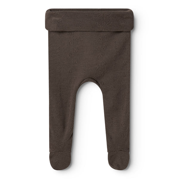 MarMar Copenhagen - Pixa Wool Rib Pants - Baby broekje Prematuur - Merinowol - Terre