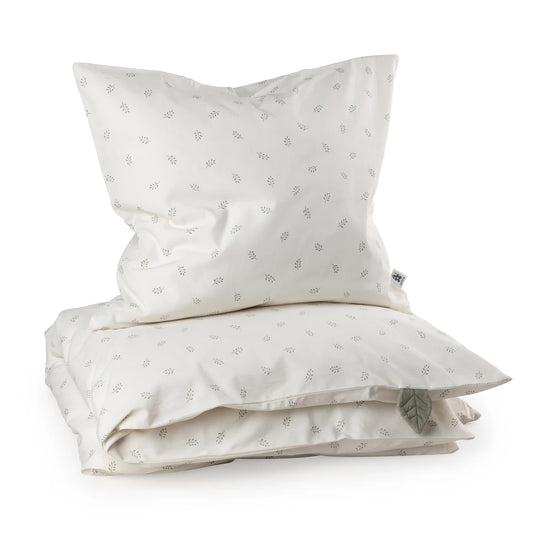 Duvet Cover Baby - 100x70 & 40x45 - Organic Cotton - Sephora Leaves