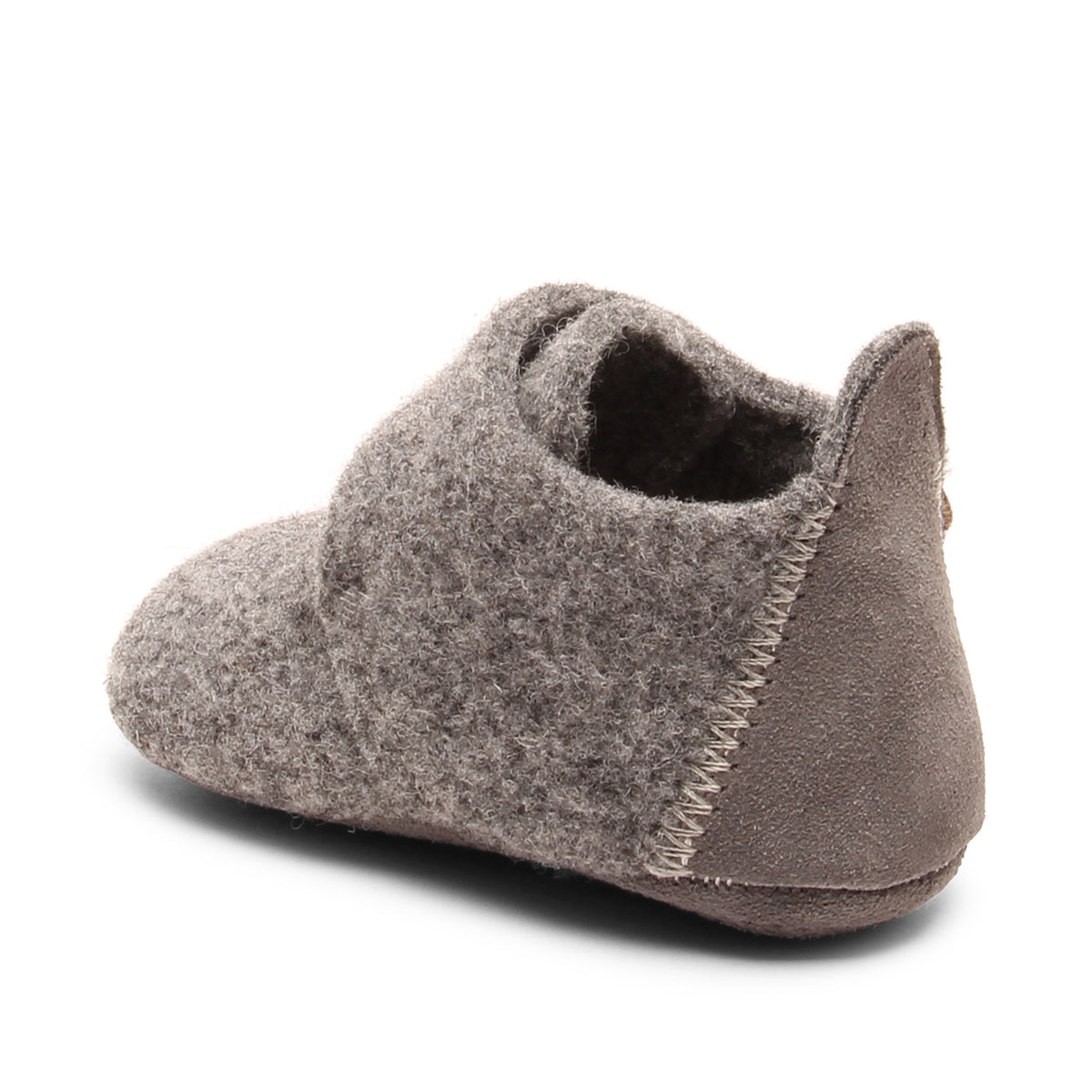Baby Wool Grey – Wollen babyslofjes – Schoenjes – Bisgaard