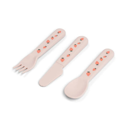 Bestekset - Foodie cutlery set - Tiny farm - Powder - Done by Deer