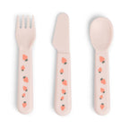 Bestekset - Foodie cutlery set - Tiny farm - Powder - Done by Deer - productfoto